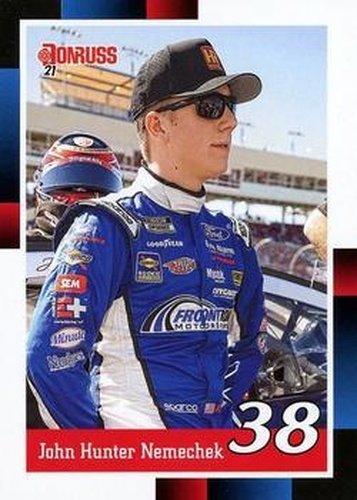#139 John Hunter Nemechek - Front Row Motorsports - 2021 Donruss Racing