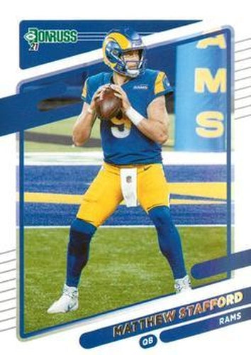 #139 Matthew Stafford - Los Angeles Rams - 2021 Donruss Football