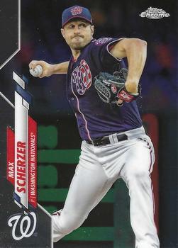 #139 Max Scherzer - Washington Nationals - 2020 Topps Chrome Baseball