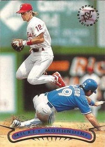#139 Mickey Morandini - Philadelphia Phillies - 1996 Stadium Club Baseball