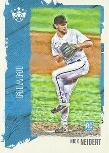 #139 Nick Neidert - Miami Marlins - 2021 Panini Diamond Kings Baseball