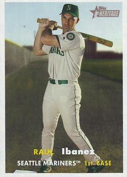 #139 Raul Ibanez - Seattle Mariners - 2006 Topps Heritage Baseball