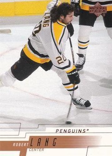 #139 Robert Lang - Pittsburgh Penguins - 2000-01 Upper Deck Hockey