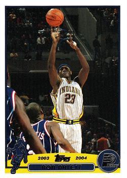 #139 Ron Artest - Indiana Pacers - 2003-04 Topps Basketball