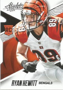 #139 Ryan Hewitt - Cincinnati Bengals - 2014 Panini Absolute - Retail Football