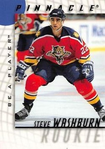 #139 Steve Washburn - Florida Panthers - 1997-98 Pinnacle Be a Player Hockey