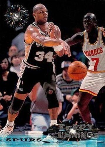 #139 Terry Cummings - San Antonio Spurs - 1995-96 Stadium Club Basketball