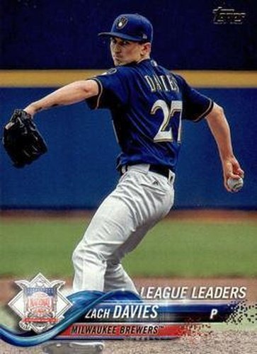 #139 Zach Davies - Milwaukee Brewers - 2018 Topps Baseball