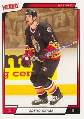 #139 Zdeno Chara - Ottawa Senators - 2006-07 Upper Deck Victory Hockey