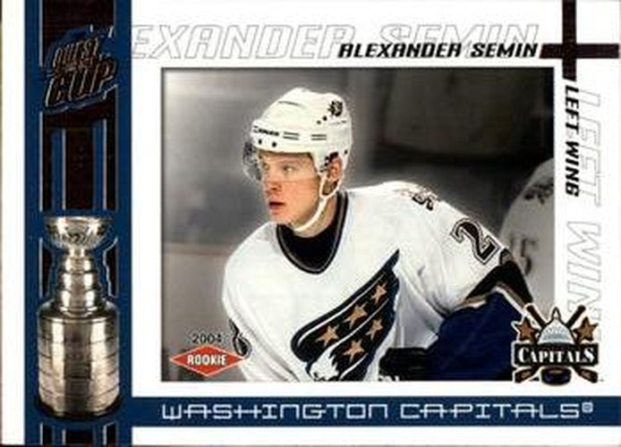 #139 Alexander Semin - Washington Capitals - 2003-04 Pacific Quest for the Cup Hockey