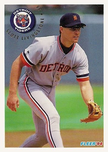 #139 Scott Livingstone - Detroit Tigers - 1994 Fleer Baseball