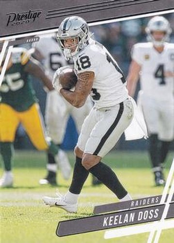 #139 Keelan Doss - Las Vegas Raiders - 2020 Panini Prestige Football