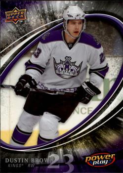 #139 Dustin Brown - Los Angeles Kings - 2008-09 Upper Deck Power Play Box Set Hockey