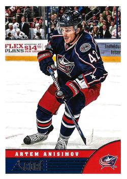 #139 Artem Anisimov - Columbus Blue Jackets - 2013-14 Score Hockey