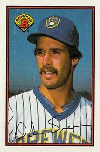 #139 Dale Sveum - Milwaukee Brewers - 1989 Bowman Baseball
