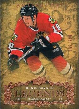 #139 Denis Savard - Chicago Blackhawks - 2008-09 Upper Deck Artifacts Hockey