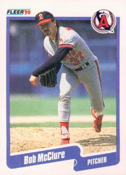 #139 Bob McClure - California Angels - 1990 Fleer USA Baseball
