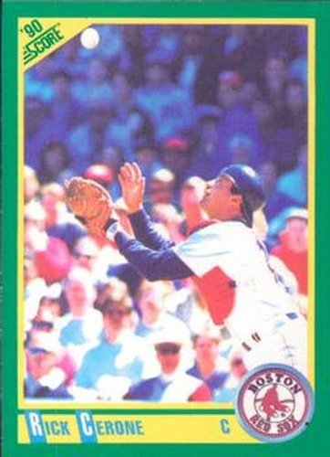 #139 Rick Cerone - Boston Red Sox - 1990 Score Baseball