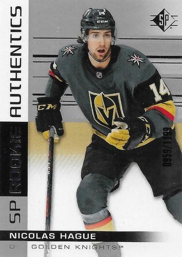#139 Nicolas Hague - Vegas Golden Knights - 2019-20 SP Hockey