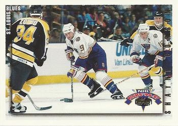#139 Shayne Corson - St. Louis Blues - 1996-97 Topps NHL Picks Hockey