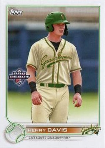 #PD-139 Henry Davis - Greensboro Grasshoppers - 2022 Topps Pro Debut Baseball