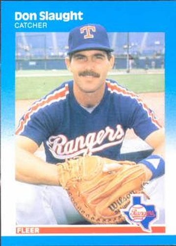#139 Don Slaught - Texas Rangers - 1987 Fleer Baseball