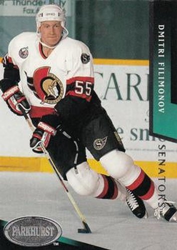 #139 Dmitri Filimonov - Ottawa Senators - 1993-94 Parkhurst Hockey