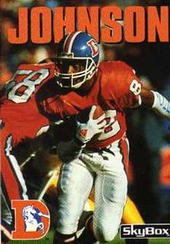 #139 Vance Johnson - Denver Broncos - 1992 SkyBox Impact Football
