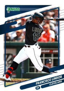 #139 Francisco Lindor - Cleveland Indians - 2021 Donruss Baseball