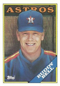 #13T Buddy Bell - Houston Astros - 1988 Topps Traded Baseball