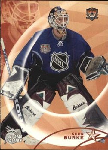 #13 Sean Burke - Phoenix Coyotes - 2002-03 Be a Player All-Star Edition Hockey