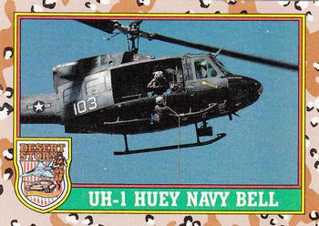 #13 UH-1 Huey Navy Bell - 1991 Topps Desert Storm