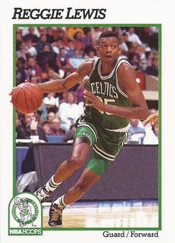 #13 Reggie Lewis - Boston Celtics - 1991-92 Hoops Basketball