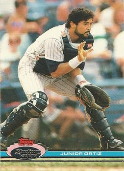 #13 Junior Ortiz - Minnesota Twins - 1991 Stadium Club Baseball