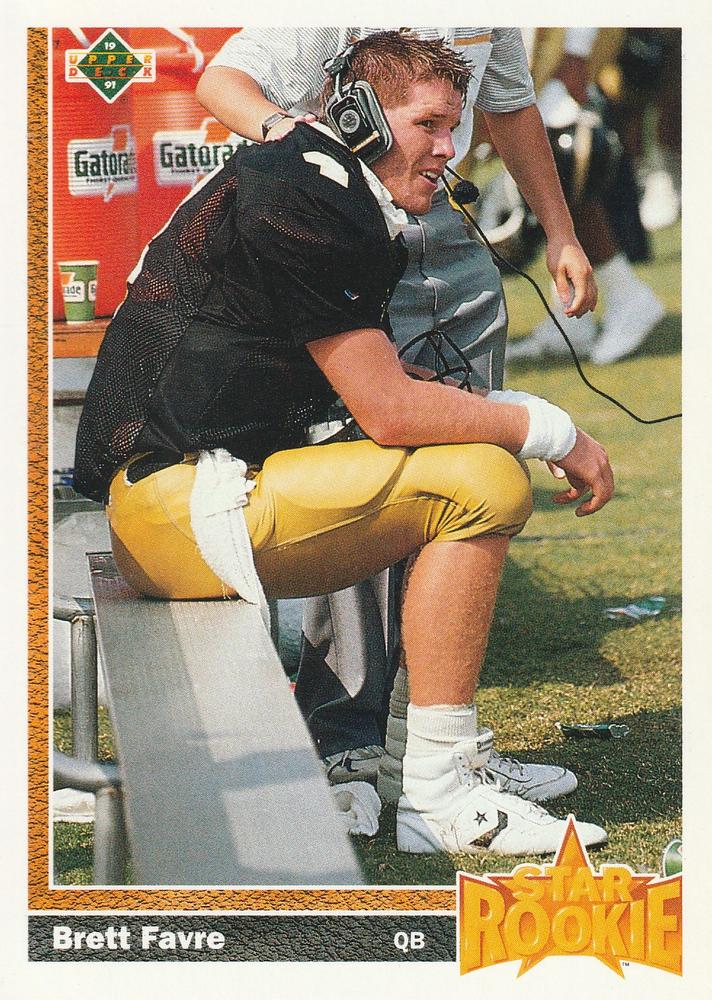#13 Brett Favre - Atlanta Falcons - 1991 Upper Deck Football