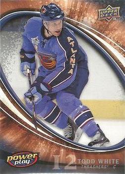 #13 Todd White - Atlanta Thrashers - 2008-09 Upper Deck Power Play Box Set Hockey