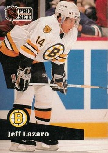 #13 Jeff Lazaro - 1991-92 Pro Set Hockey