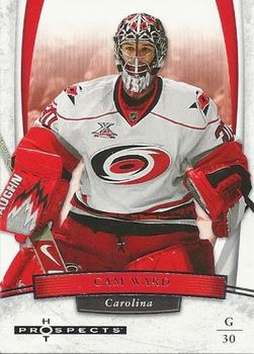 #13 Cam Ward - Carolina Hurricanes - 2007-08 Fleer Hot Prospects Hockey