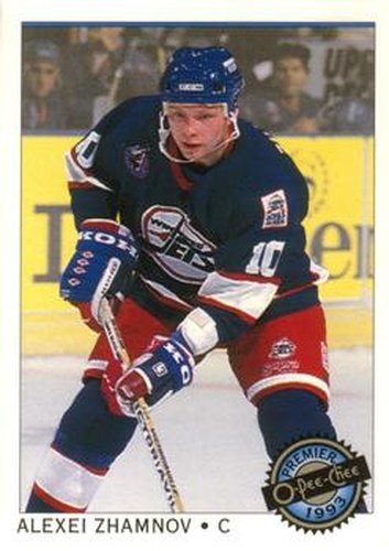 #13 Alexei Zhamnov - Winnipeg Jets - 1992-93 O-Pee-Chee Premier Hockey