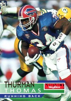 #13 Thurman Thomas - Buffalo Bills - 1995 SkyBox Impact Football