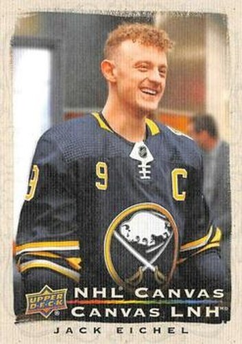 #C-13 Jack Eichel - Buffalo Sabres - 2020-21 Upper Deck Tim Hortons Hockey - NHL Canvas
