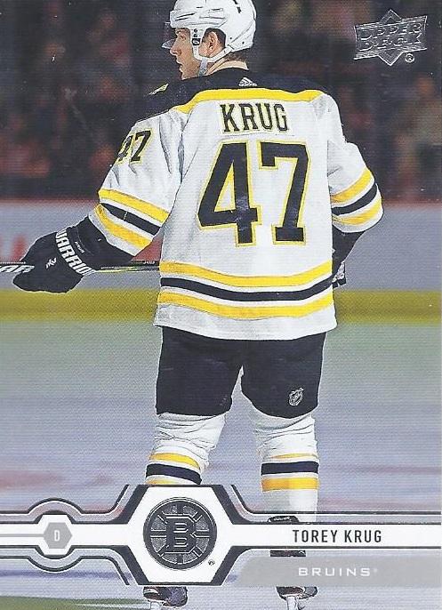 #13 Torey Krug - Boston Bruins - 2019-20 Upper Deck Hockey