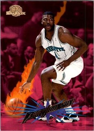 #13 Larry Johnson - Charlotte Hornets - 1995-96 SkyBox Premium Basketball