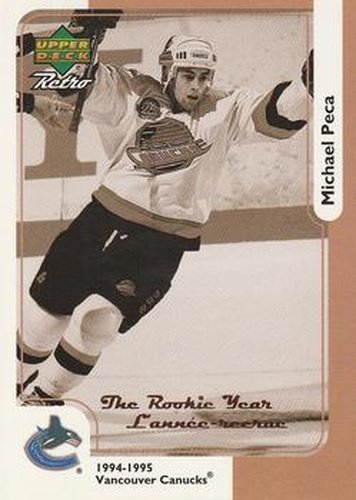 #13 Michael Peca - Vancouver Canucks - 1999-00 McDonald's Upper Deck Hockey - The Rookie Year