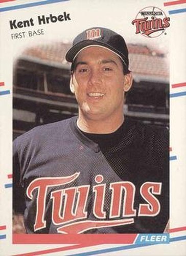 #13 Kent Hrbek - Minnesota Twins - 1988 Fleer Baseball