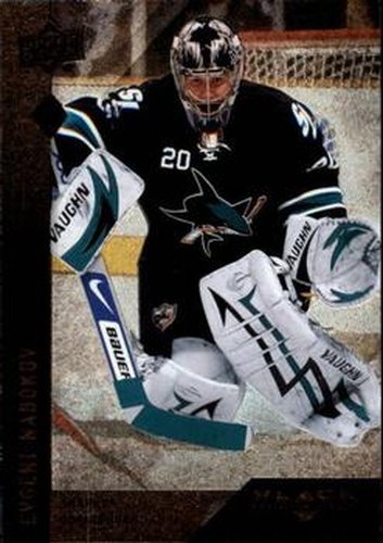 #13 Evgeni Nabokov - San Jose Sharks - 2009-10 Upper Deck Black Diamond Hockey