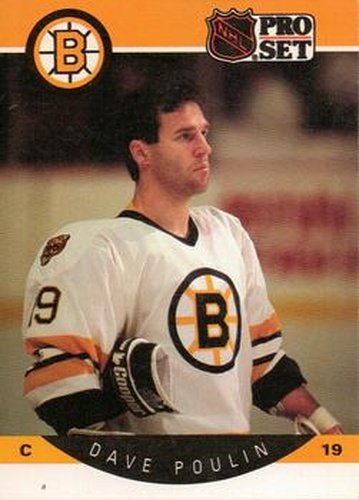 #13 Dave Poulin - Boston Bruins - 1990-91 Pro Set Hockey