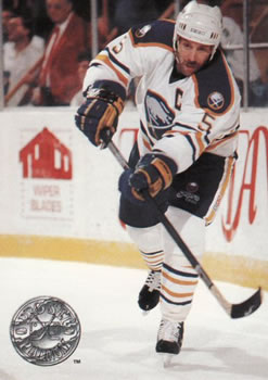 #13 Mike Ramsey - Buffalo Sabres - 1991-92 Pro Set Platinum Hockey
