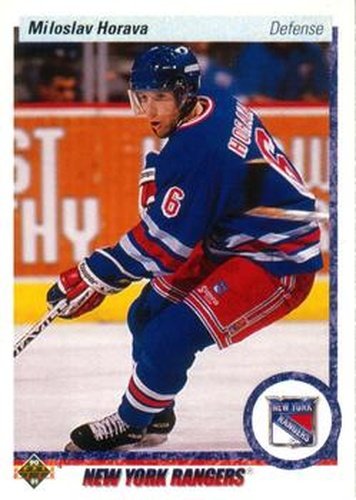#13 Miloslav Horava - New York Rangers - 1990-91 Upper Deck Hockey