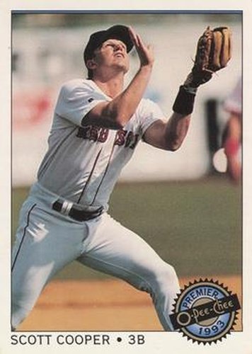 #13 Scott Cooper - Boston Red Sox - 1993 O-Pee-Chee Premier Baseball